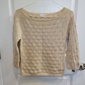TSE small cream cashmere sweater